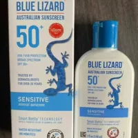 Солнцезащитный крем Blue Lizard для чувствительной кожи, 148 мл, солнцезащитный, освежающий для тела, для мужчин и женщин, для военной подготовки, специальный, водонепроницаемый и защищенный от пота