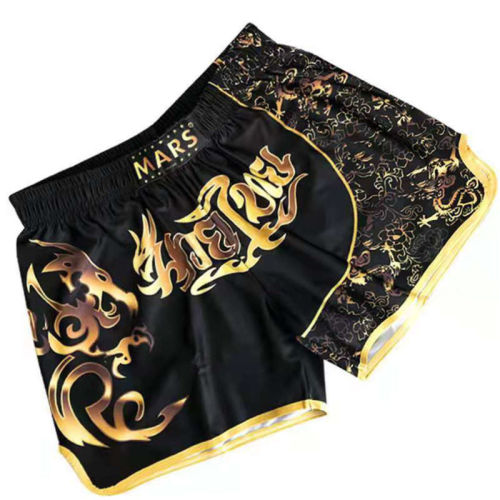 Fitness Workout Pants, Muay Thai Shorts, Professional Boxing & Sanda Gear, Training & Competition Fighting Shorts for Men and Women
