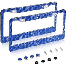 V 26735 Diamond License Plate Frame ��ʯ���ƿ� �羳ŷ��