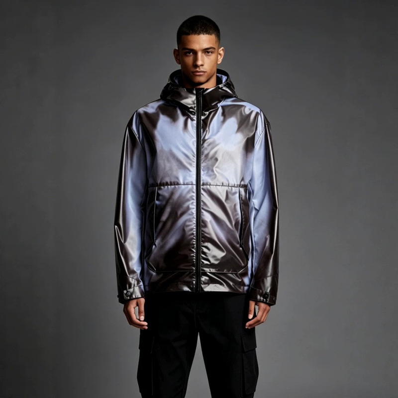 Foreign trade men's jacket, temperature-sensitive color-changing thermal reaction jacket, waterproof sports coat, high-end cross-border men's clothing Foreign trade men's jacket, temperature-sensitive color-changing thermal reaction jacket, waterproof sports coat, high-end cross-border men's clothing