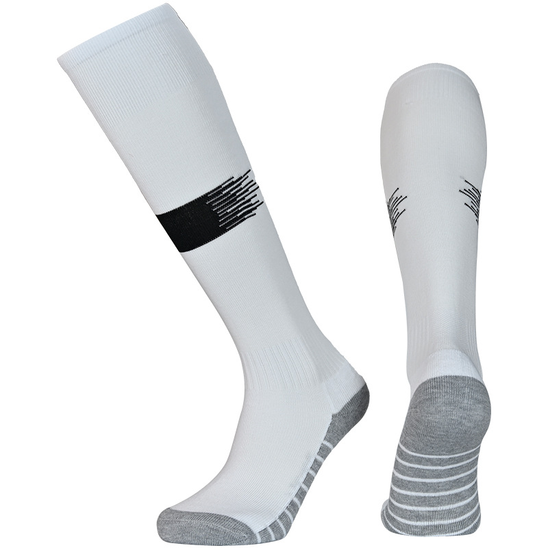 Long Football Socks for Adults, Towel Bottom, Thickened Sports Running Team, Non-Slip Shock-Absorbing Long Tube Over-The-Knee Football Socks