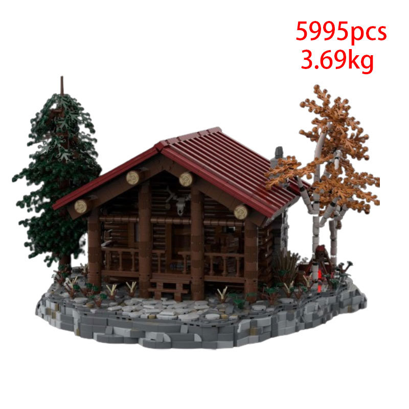 Exquisite Montana Cabin Assembly Blocks Building House Set_voghion.com