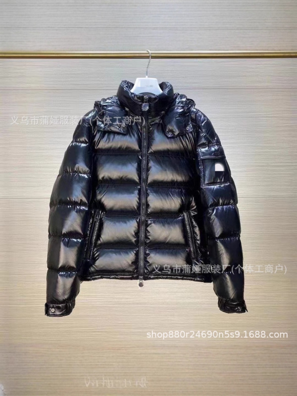 带芯片跨境外贸专供Maya玛雅羽绒服蒙家M家冬季连帽男女情侣外套|undefined