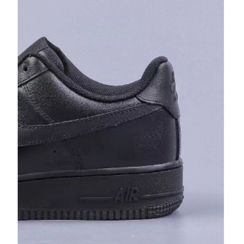 Низкие кроссовки (Nike Air Force 1) унисекс, мягкая амортизирующая пята, белый/черный/песочный, размеры 36–46