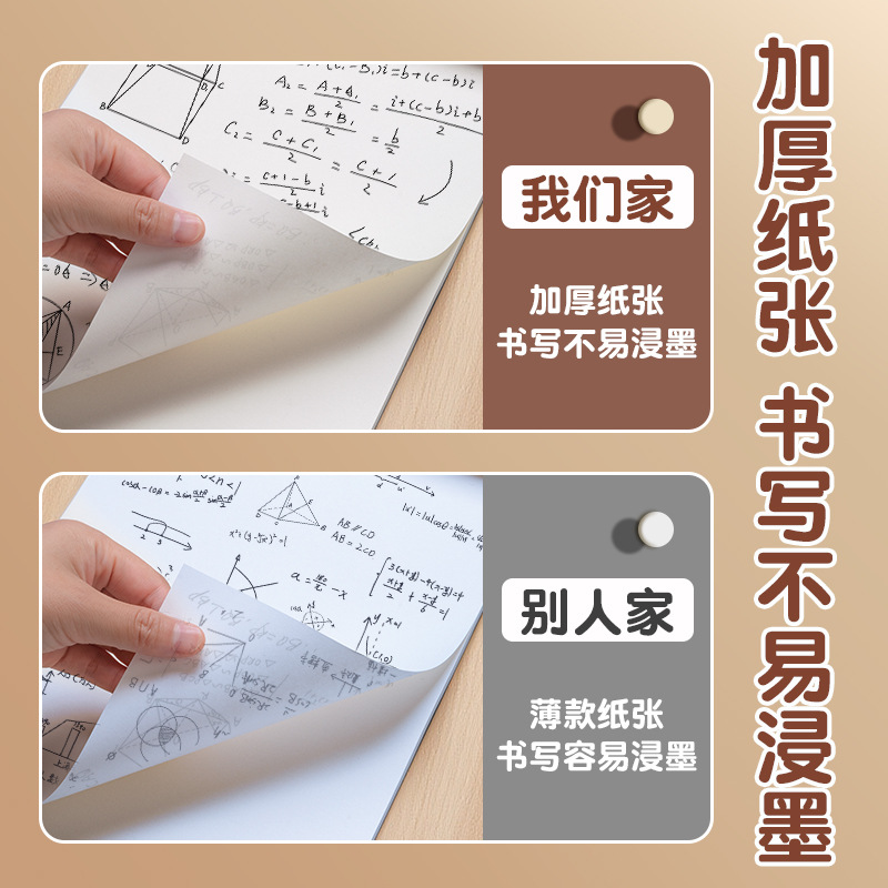 A4草稿用紙の大学院受験専用大学生の草稿本中学生の高校生が草稿用紙を演じる