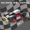 Small black racing car