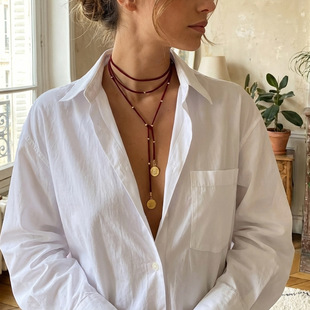 �x���Ʒ���l�tɫ��Ů�Ʒ�ʽ�͹żt��Ƥ�q�����Yϵ��Choker���l