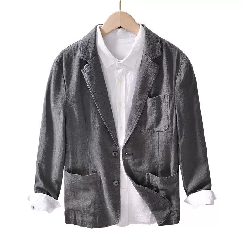 Retro classic suit jacket for leisure, plus size, loose fit