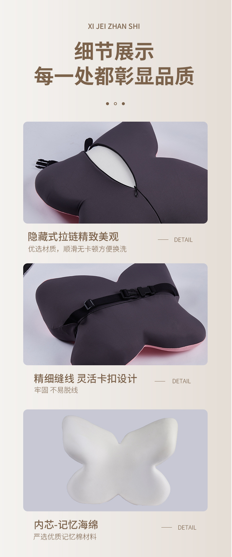 Car Lumbar Support Pillow, Lumbar Cushion, Car Seat Cushion for Long-Term Driving, Tailbone Support, Lumbar Support