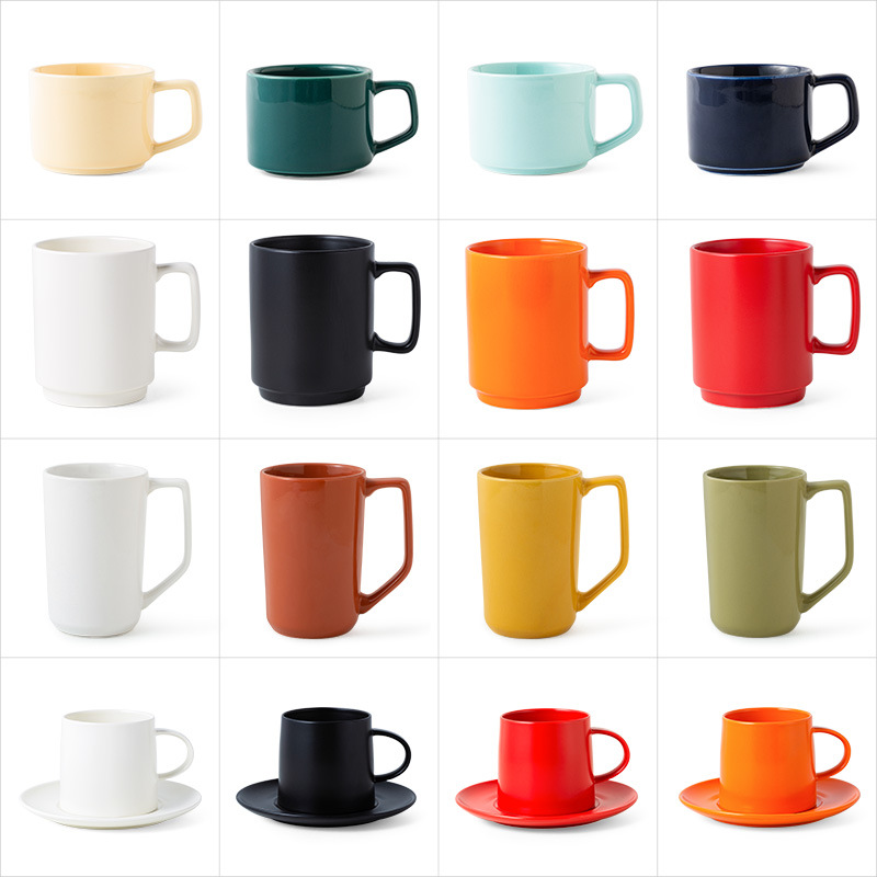 Tazas de cerámica de estilo de guozhao personalizadas LOGO personalizadas