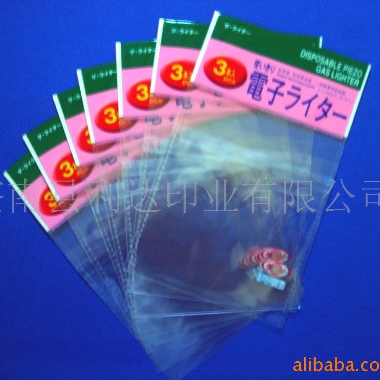 厂家值供各种软包装塑料袋OPP袋OPP自粘卡头袋