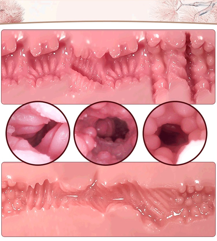 Half-Body Male Masturbator with Realistic Vagina and Buttocks, TPE Manual Adult Toy — detail image 5