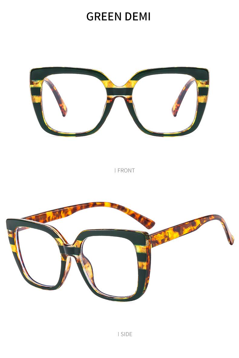 Oeil De Chat Mode Géométrique Pc Plein Cadre Lunettes Optiques display picture 11