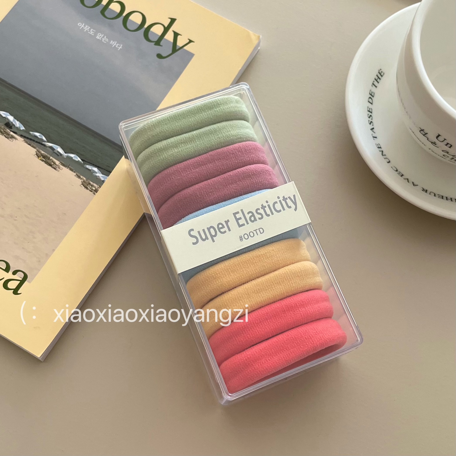 Audaz pelo cuerda pelo anillo pelo adornos sin costuras maotail cabeza cuerda simple no duele alta banda de goma de color elástico