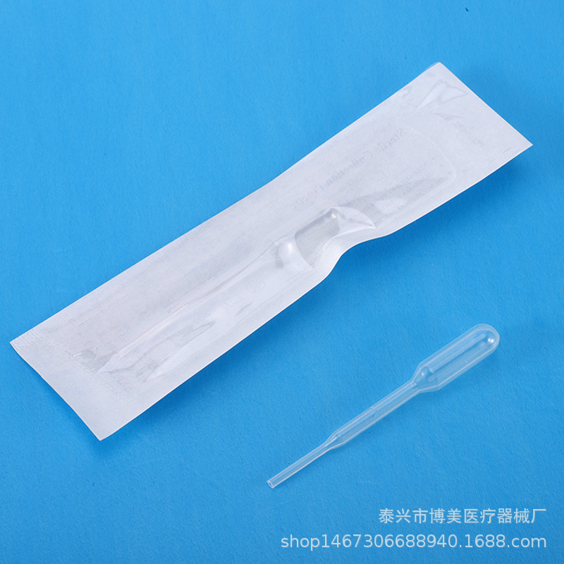 博美一次性塑料刻度吸管纸塑滴管1ml/巴氏100支/包灭菌吸管规格