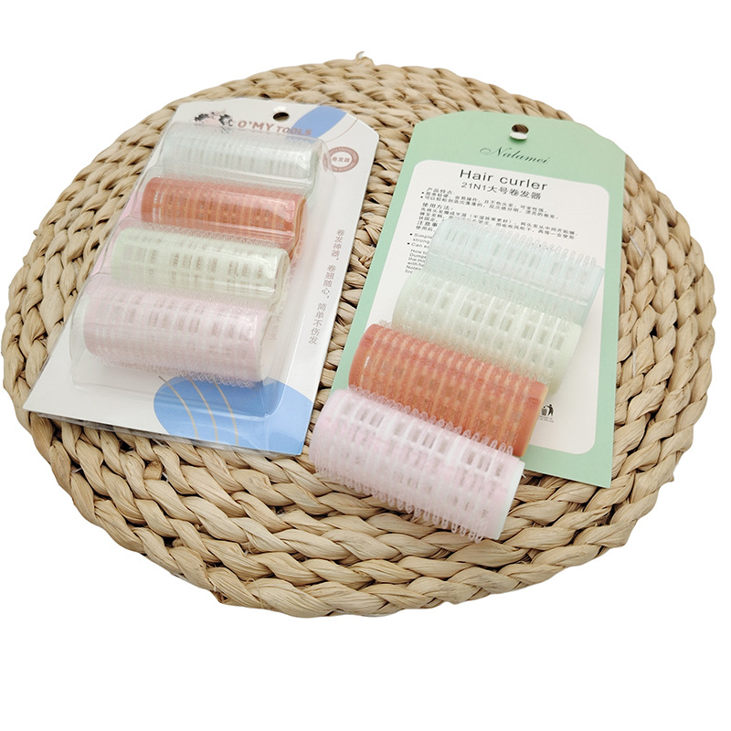 518 - 82 tarjetas de nylon rizador de cabello rizador de cabello raíz rizado aire rizado rizado de cabello autoadhesivo