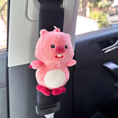Seat belt shoulder pad: pad cute high-end feeling