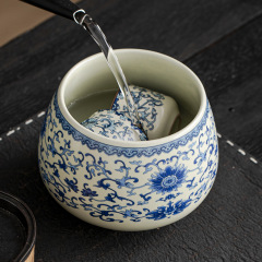 茶洗水洗茶洗缸茶渣缸建水茶杯收纳茶盆茶盂洗茶器洗茶杯盆茶渣缸