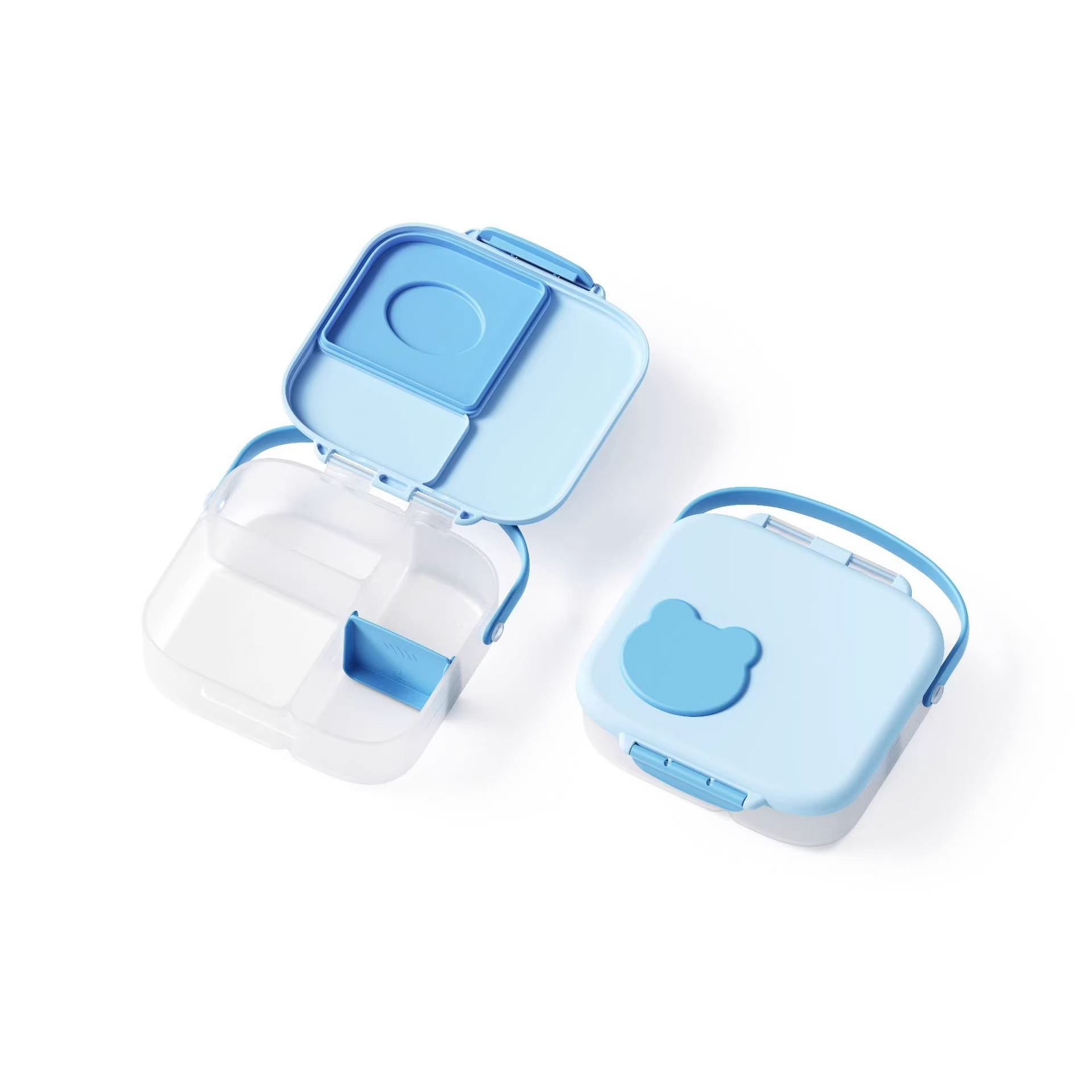 Children's lunch box compartment insulation lunch box baby lunch box with tableware kindergarten portable microwave oven