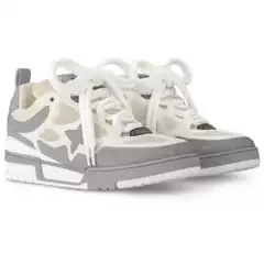 Foreign Trade Trainer Sneakers Breathable Casual Couple Letter Skate Shoes New Bread Shoes for Men and Women