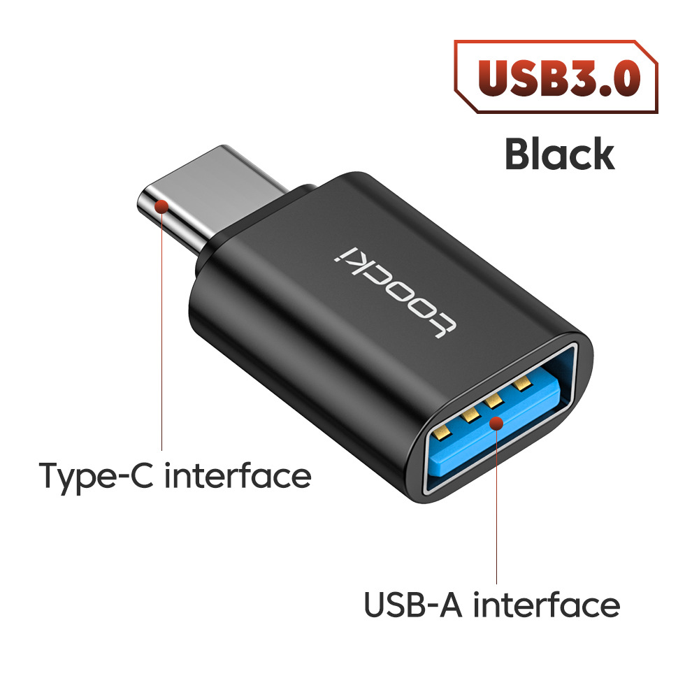 Toocki nuevo Xiaoyi USB3.0 A Adaptador de tipo C OTG adaptador de cable de datos adaptador de teléfono móvil