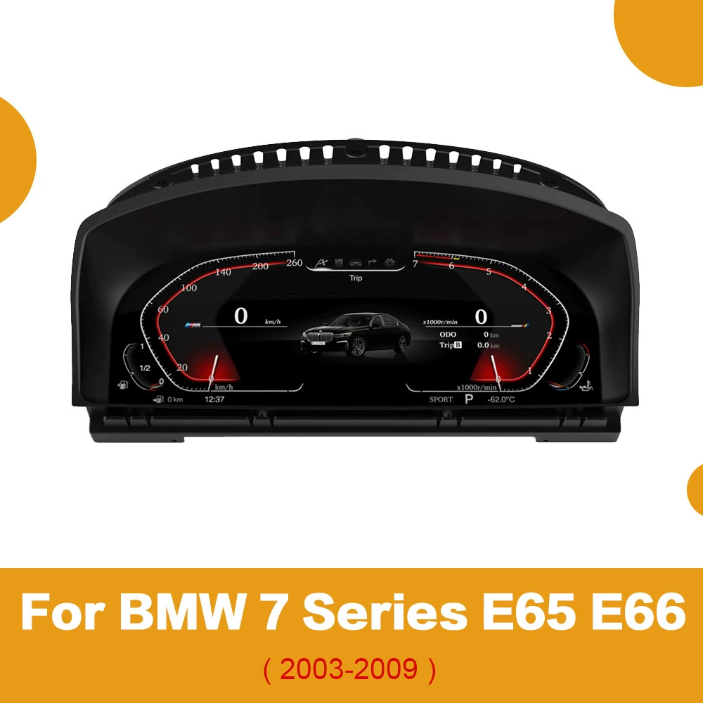 Подходит для BMW E66 E65 старой ЖК-панели приборов 7 серии, многоцветный Спидометр с переключением четырех тем