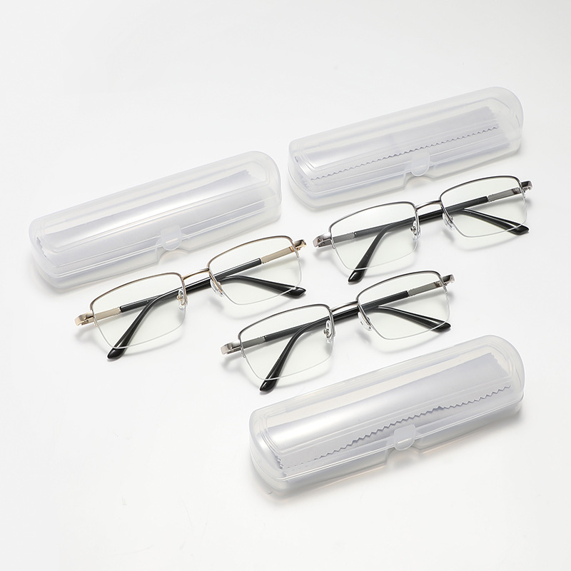 Gafas de oro de alta definición para ancianos de alta calidad metal antiluz azul de negocios de mediana edad y ancianos de alta sensibilidad gafas monoluz para ancianos