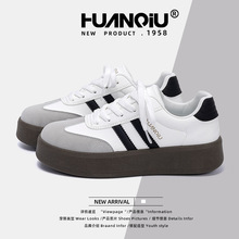 环球厚底德训鞋女款ZHQ-HY879新款夏季百搭透气板鞋休闲小白鞋女