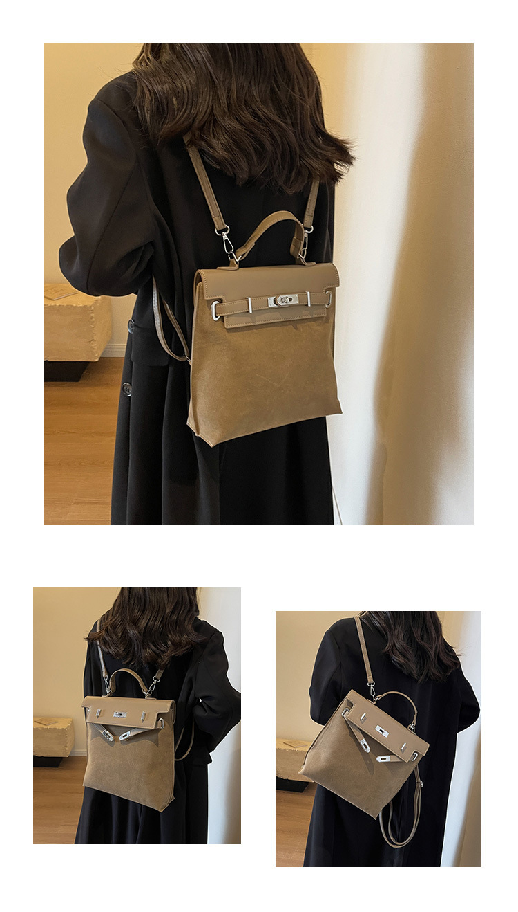 Eleganter Damen Pendler Rucksack Retro Henkeltasche Großer Stil_voghion.com