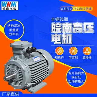 皖南电机马达YFB3高效率粉尘防爆电动机三相异步45kw55kw75kw90kw