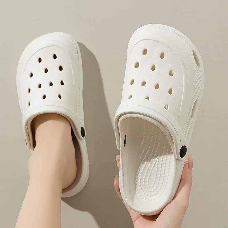 Slide Clogs, Lightweight Ventilated Slides with Heel Strap, Multi-Color Sizes EU 36–45