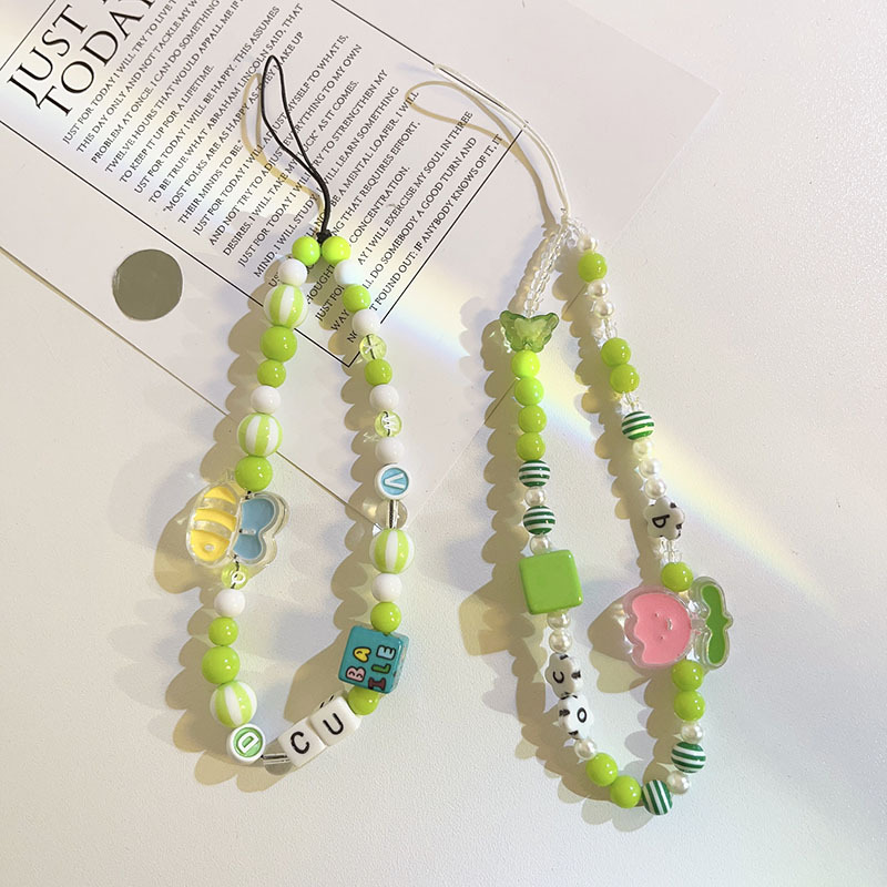 Nuevo color del grano de la cadena llavero caja teléfono universal cordón Cámara CCD colgante para las mujeres celebridad en línea