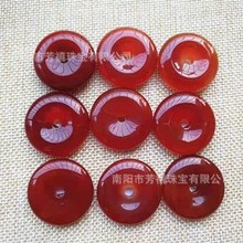 新款个性创意宫廷风朱砂平安扣钥匙扣汽车挂件饰品男女款厂家批发