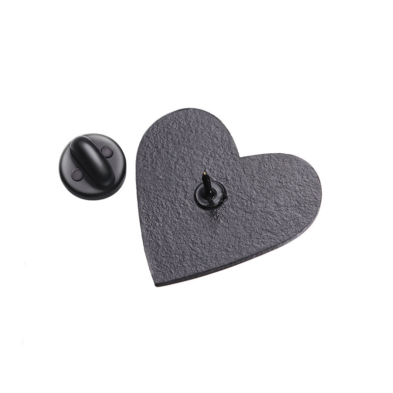 Cartoon Style Simple Style Pin Letter Heart Shape Alloy Plating Unisex Brooches display picture 1