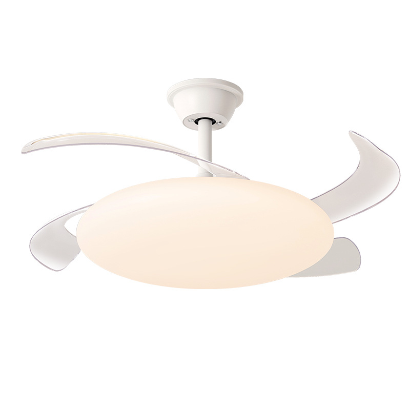 Ventilador invisible lámpara de viento crema lámpara de restaurante nueva casa moderna silenciosa mesa de comedor lámpara de dormitorio 293L