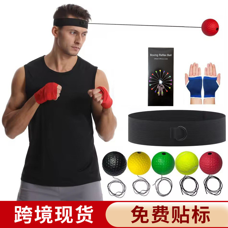 Head-Mounted Boxing Reaction Ball, Stress Relief Ball, Magic Speed Ball, Adult and Children Training, Fitness, Entertainment, Home Use Head-Mounted Boxing Reaction Ball, Stress Relief Ball, Magic Speed Ball, Adult and Children Training, Fitness, Entertainment, Home Use