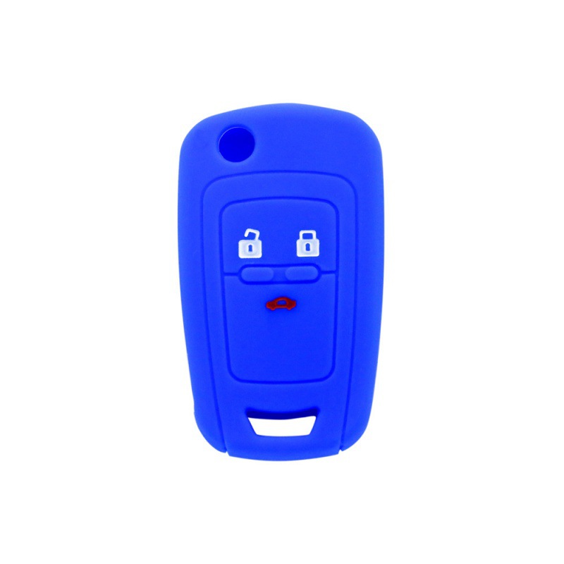 Funda plegable de silicona 3 teclas para Chevrolet Cruze Aveo control remoto