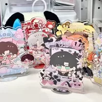 Акриловая подставка Sanrio, трехдюймовая небольшая карточная настольная подставка-стенд, декоративный аксессуар