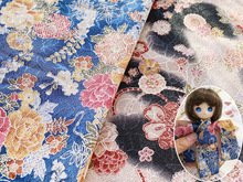 日系和风布料Diy手工面料 印花烫金和服浴衣娃衣