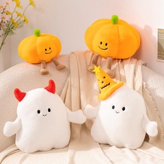 ハロウィーンカボチャ人形装飾ぬいぐるみ悪魔幽霊抱き枕超ソフトクッションかわいいカボチャ人形