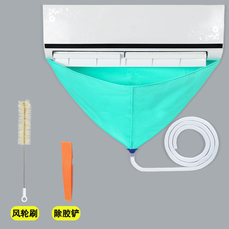 herramienta de limpieza de aire acondicionado conjunto completo de bolsas de agua cubierta de agua colgante máquina interior limpieza protector conjunto cubierta impermeable