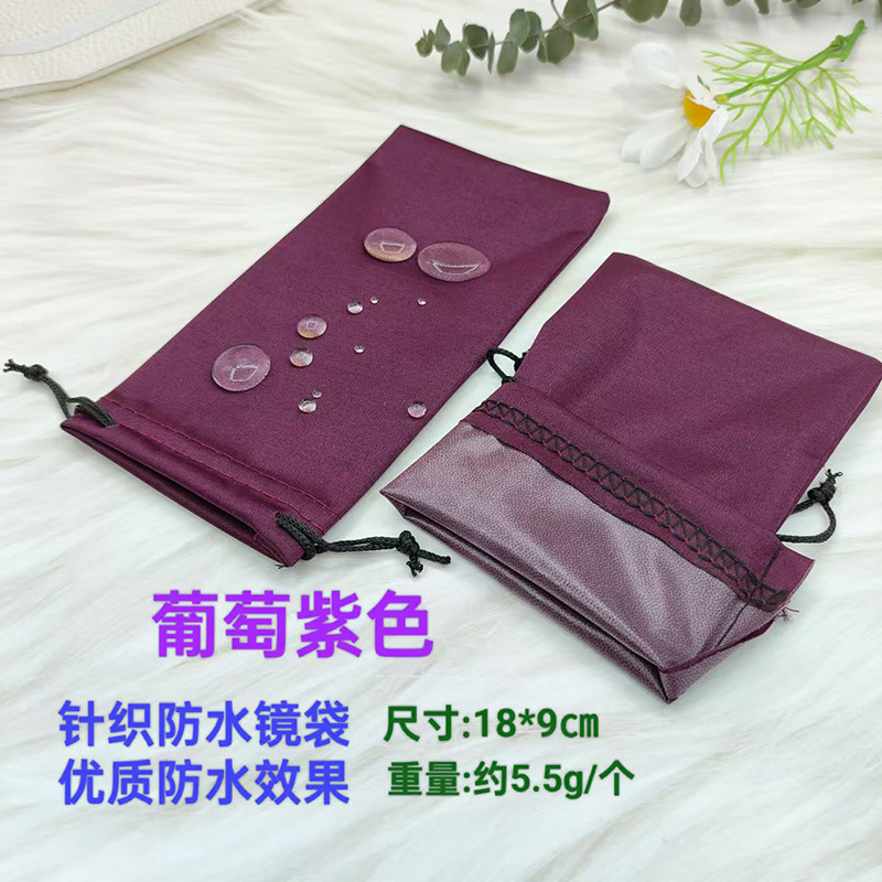 Mayorista gafas de sol bolsa de gafas de sol bolsa de almacenamiento impermeable bolsa de tela de ojos de alta calidad para hombres y mujeres bolsa de polvo en stock