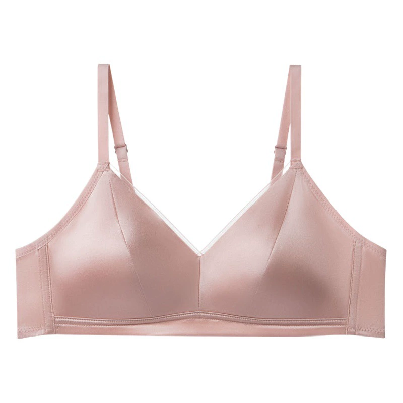 Tanger High Ding версия шелкового атласного бюстгальтер без стального кольца