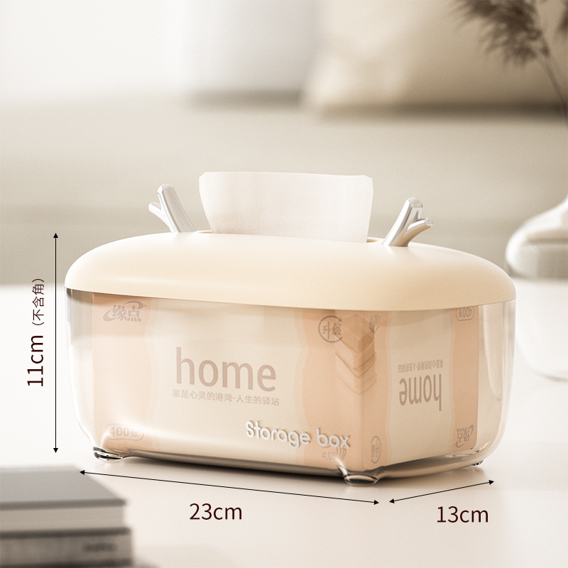 Caja de toallas de papel de estilo insfeng Sala de estar para bombear papel de alta gama de alta gama de celebridades de la red creativa moderna caja de toallas de papel 2023 nuevo