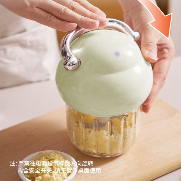 【オリジナル】ニンニク潰し器 赤ちゃん用離乳食調理機 電動大容量ステンレス製多機能ニンニク潰し器|undefined