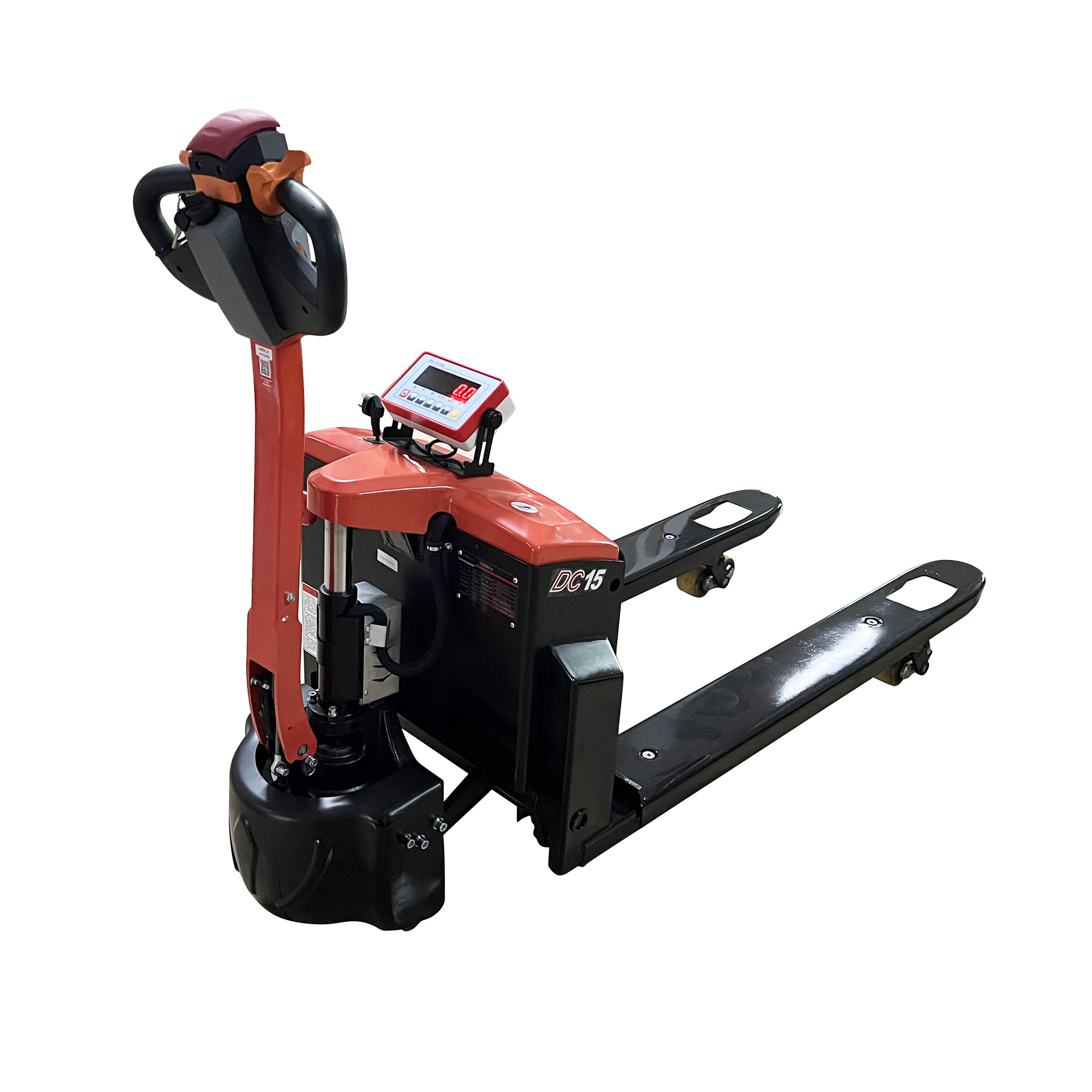 Balanza electrónica de impresión de carretilla elevadora pesaje bueyes de transporte hidráulico logística balanza 1.5 toneladas 2 toneladas escala elevadora eléctrica