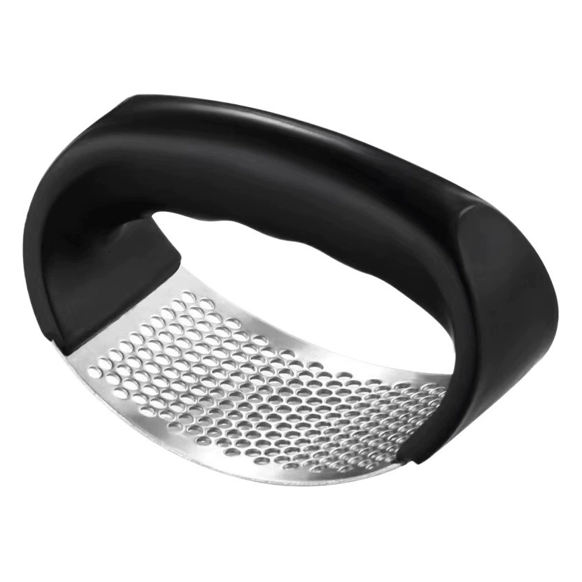 Пресс для чеснока из нержавеющей стали Ручной кольцевой утрамбовка чеснока Артефакт Закачка чеснока Пюре из чеснока Бытовая Овощечистка для чеснока Кухонные инструменты