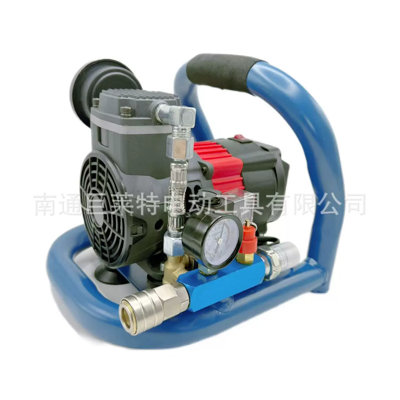 无线锂电打气泵车载便携式空气压缩机直流交充小型静音户外家用