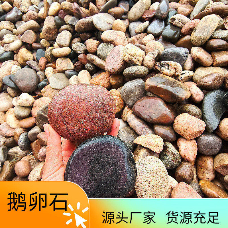 鹅卵石变压器用5-8公分鹅卵石水处理鹅卵石庭院铺设园林铺路景观