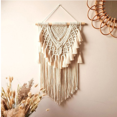 Tapicería de cuerda de algodón tipo B borlas múltiples 50*75